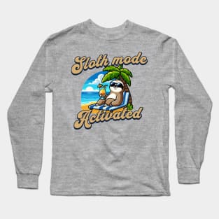 Sloth Mode Activated Long Sleeve T-Shirt